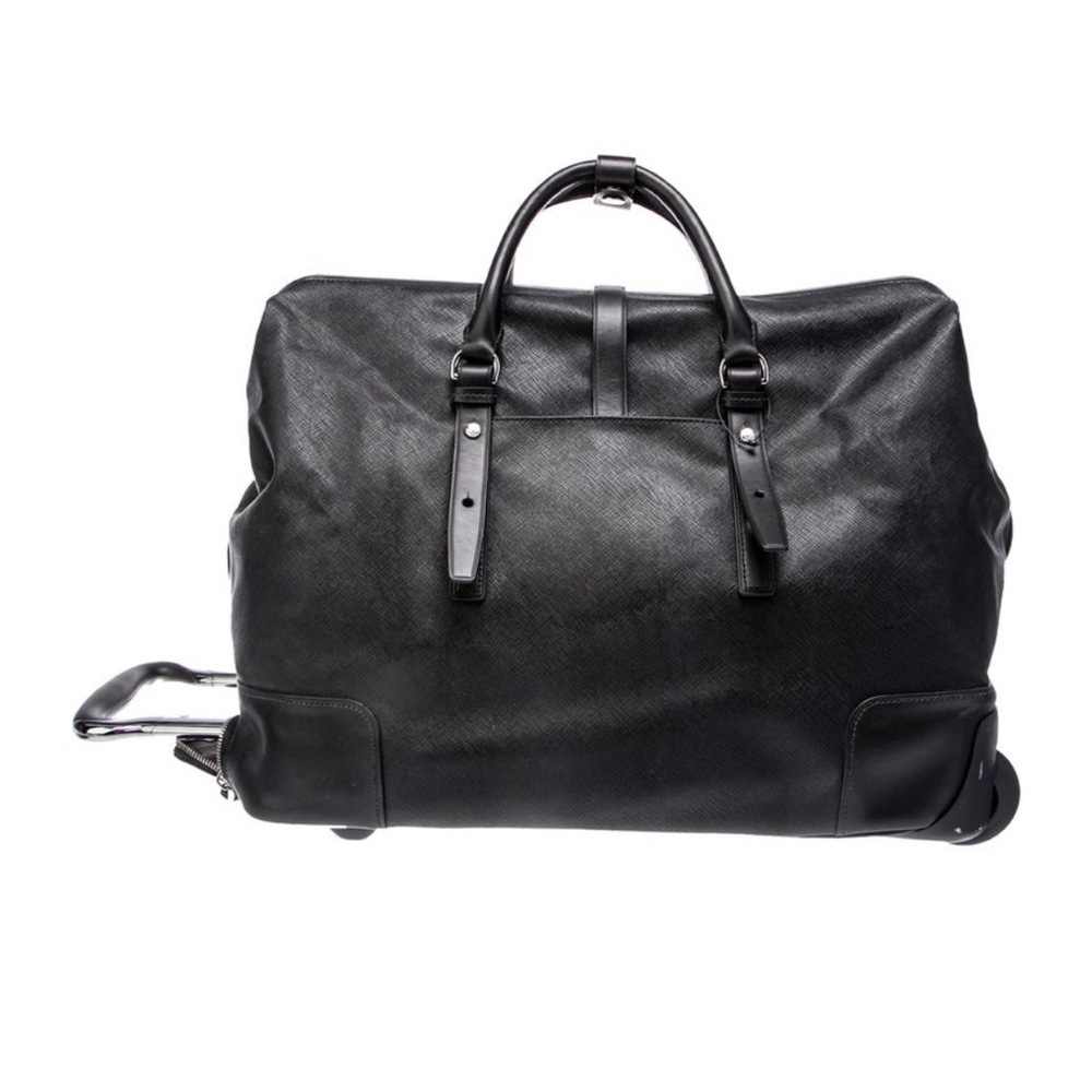 Tumi Black Saffiano Leather Weekender